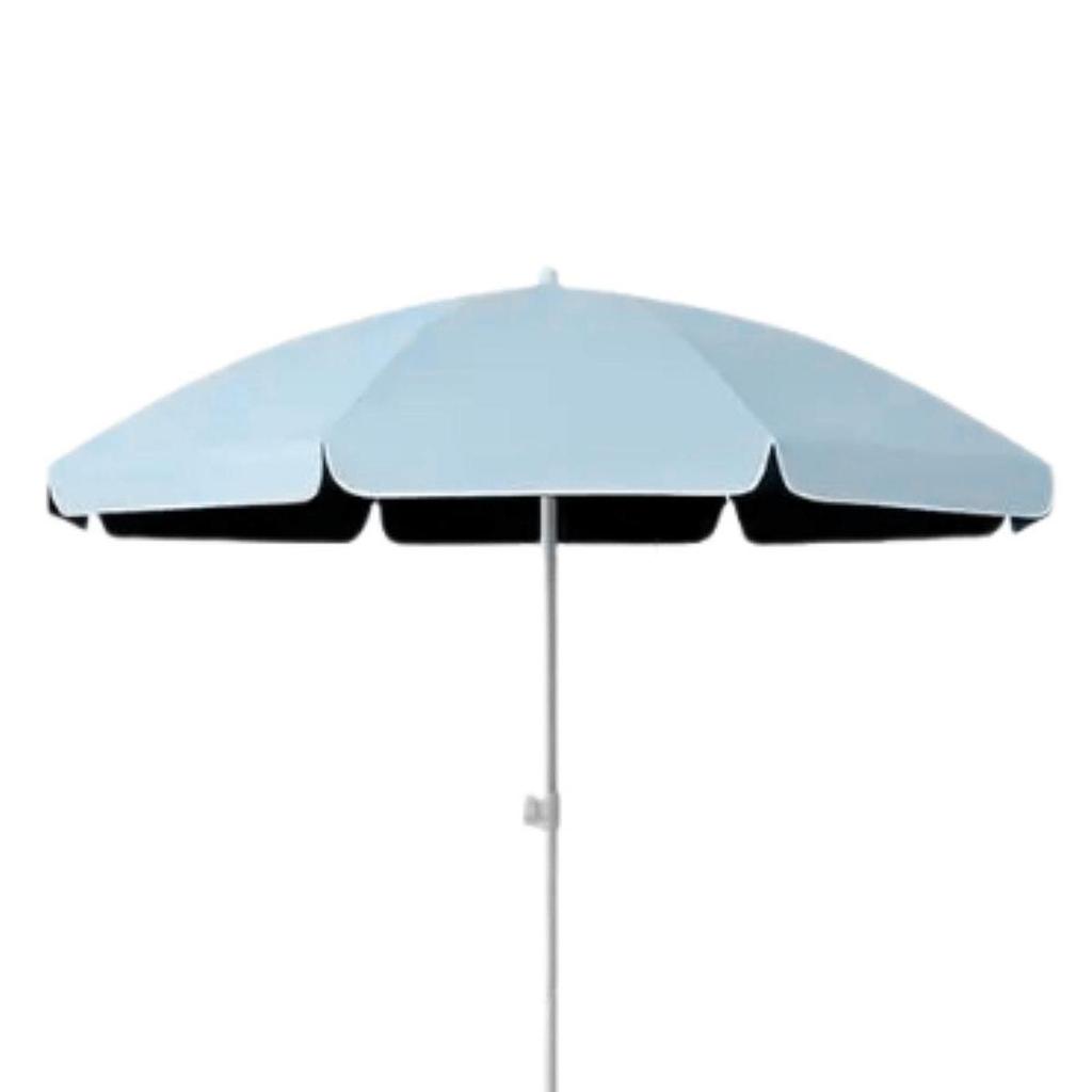 Beach Umbrella Parasol Canopy with Pole with Base Patio Umbrellas Outdoor