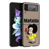 Mafalda Cartoon Phone Case For Samsung Galaxy Z Flip7 Flip6 5G Flip5 Flip4 Flip3 ZFlip 7 6 3 4 5 Shockproof Back Cover Galaxy Z