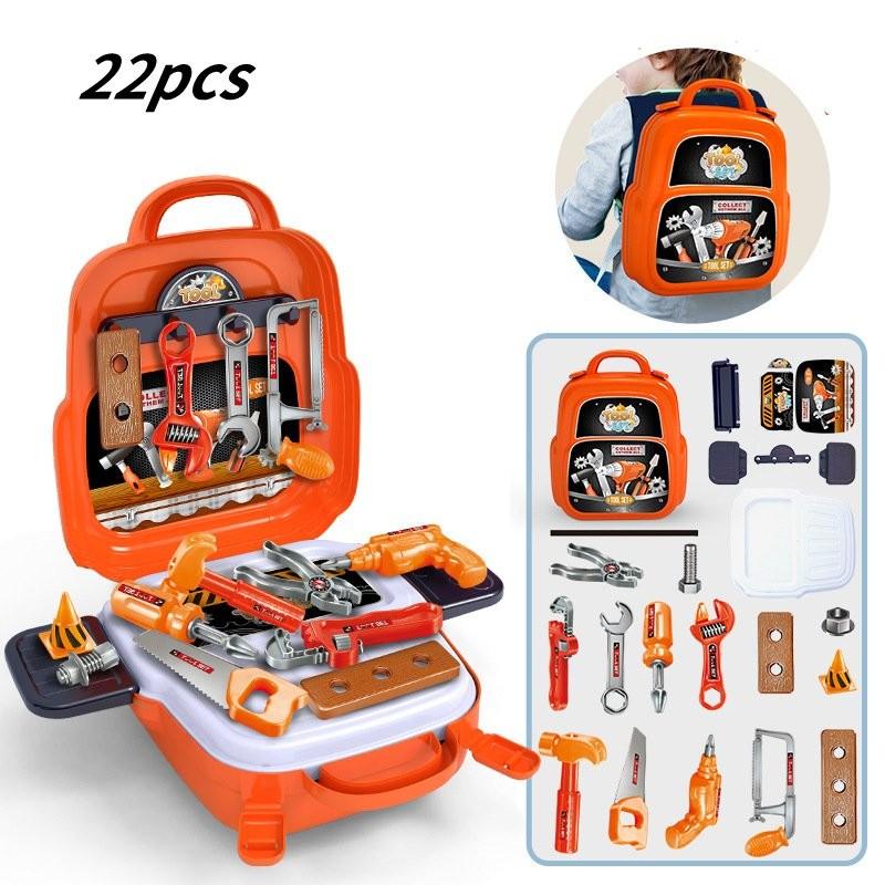 Versatile Children's Backpack Toy Set With Realistic Repair Tools For Imaginative Play