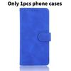 Color Leather Solid Flip Mobile Phone Case With Card Slots For Zte Blade A75 5g