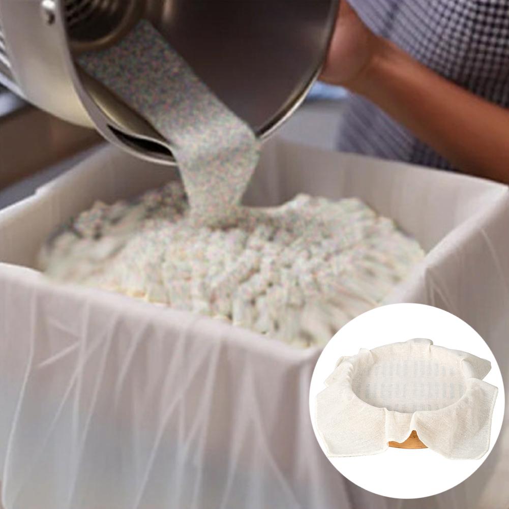 10 Stück Baumwoll-Dampftuch Wiederverwendbar Ungebleichte Baumwolle Sieb Antihaft Dampfgar-Gaze zum Kochen Backen Entsaften Qualität