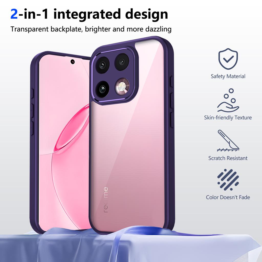 For OPPO Realme 16 Pro Plus Case Hard PC Slim Transparent Shockproof Protective Back cover Case For Realme 16Pro Plus + Shell