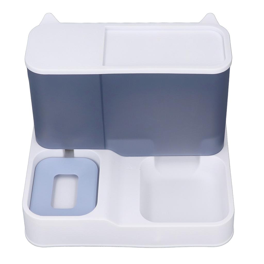 Automatic Cat Feeder Dispenser Transparent Viewing Window Large Capacity Dog Supply Feeder Water