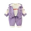 Kids Casual Long-Sleeve Set, Comfortable Daily Wear Outfits