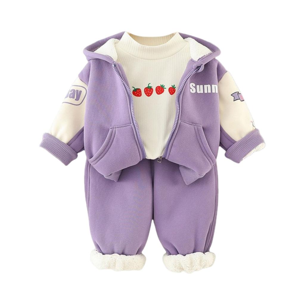 Kids Casual Long-Sleeve Set, Comfortable Daily Wear Outfits