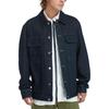 Timberland Veste en jean confortable à simple bouton et col rabattu pour homme, manches longues, bleu marine A4285-H87