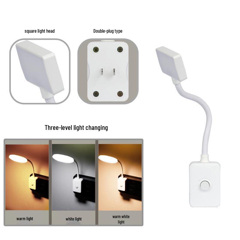 Energieeffizientes LED-Nachtlicht: Augenfreundliche Wand- oder Nachttischlampe für Studium, Stillen & Schlafzimmer. Superhell.