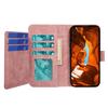 For Motorola Moto G86 5G Leather Case Line Pattern Wallet Phone Cover with 9 Card Slots
