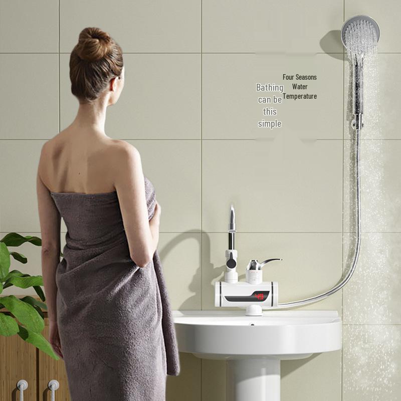 Instant Electric Water Heater Faucet for Bathroom - Rapid Heating in 3 Seconds