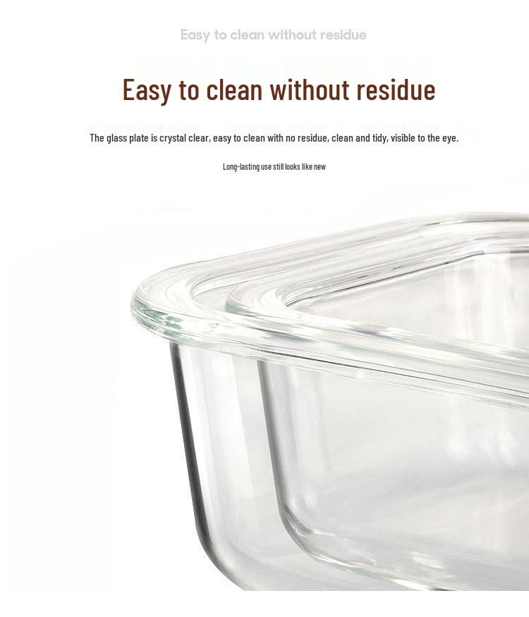 Lock & Lock 2-Piece Heat-Resistant Glass Lunch Box Set: Microwave and Refrigerator Safe, Sealed for Freshness. Gift-Ready.