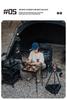 Mountain Fun Hexagonal Camping Table: Portable with 19 Lights, Lifting Storage Rack, and Detachable Aluminum Alloy Design.