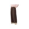 Skechers Simple Casual Warm Comfortable Loose Knit Sports Pants Women Bottoms Dark-Brown L425W007-05U5