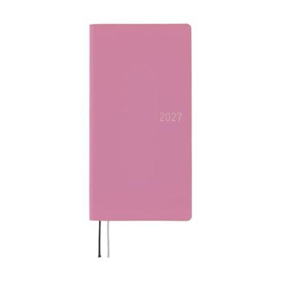 Hobonichi Techo 2027 Weeks Smooth Lavender Milk January Start Weekly Planner Left Slim Vertical