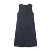 Korean Retro Denim Sleeveless Summer Dress - Hong Kong Style