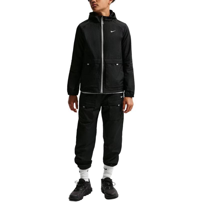 Nike Sportswear City Utility Logo Hooded Long Sleeve Jacket Kids jackets IO0772-010