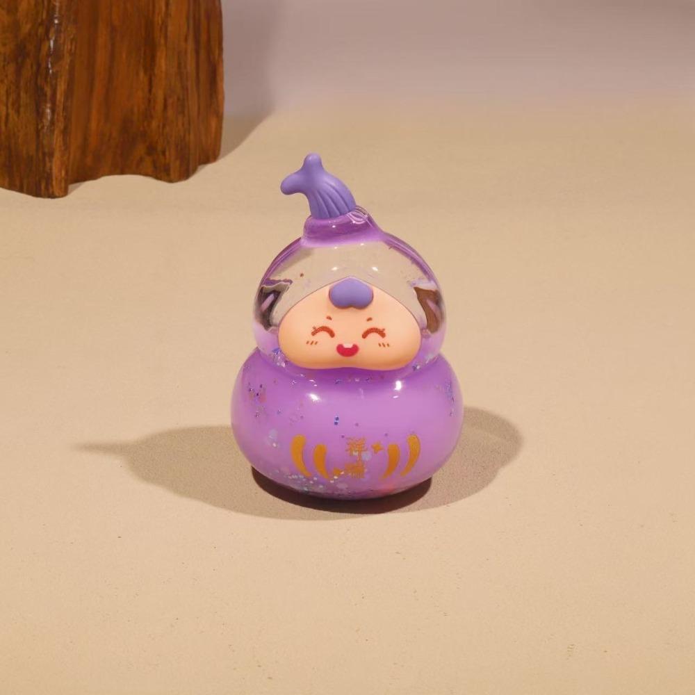 

Статуэтка Тыква Куклы-песочные часы Конфетный цвет Мультяшная модель Игрушка Флеш-тыква Украшения Настольное украшение фиолетовый