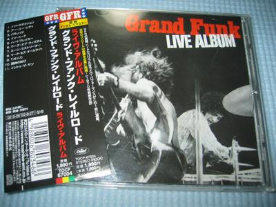 CD GRAND FUNK RAILROAD  Live Album TOCP67004 CAPITOL 2002 Japan ObiRock Used