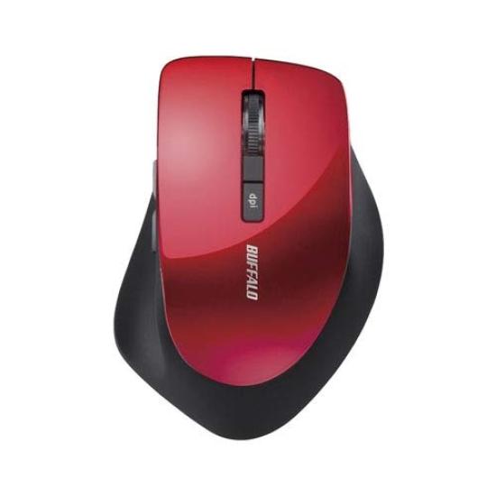 

Buffalo BSMBW320RD Wireless BlueLED 5 Buttons (Red) Mouse, 2.4GHz Connection,