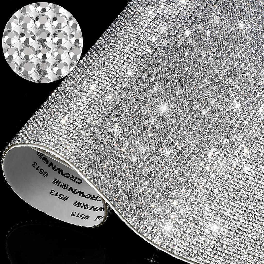 In Stock Self-Adhesive Diamond Crystal Rhinestone Stickers - DIY Glitter Car Decoration Accessories