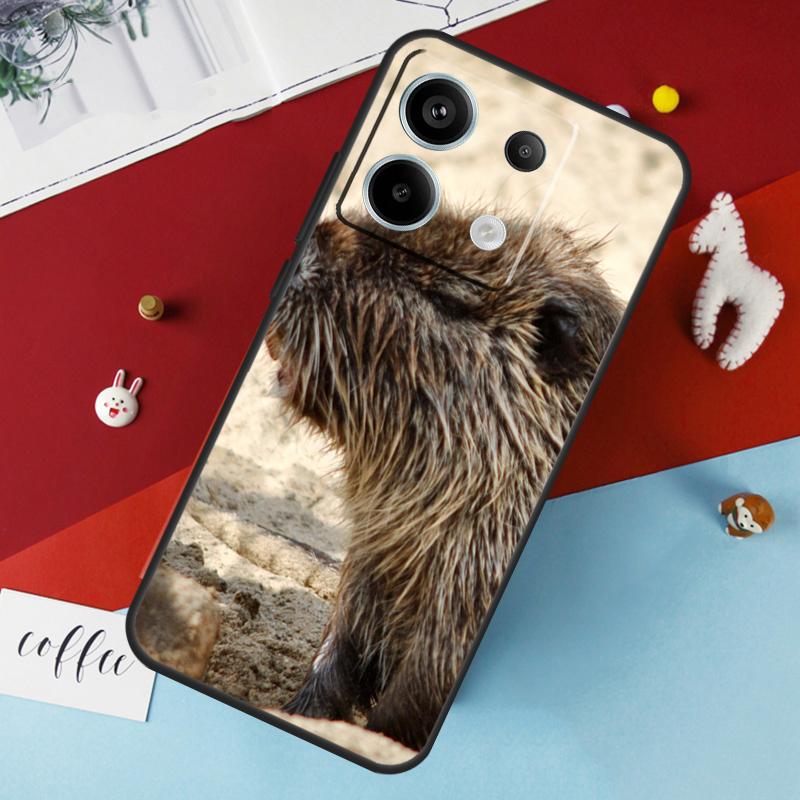 Animal Beaver Case For Xiaomi Redmi Note 14 12 11 10 13 Pro 15 Pro Plus Redmi 15 14C 10C 12C 13C 15C Cover