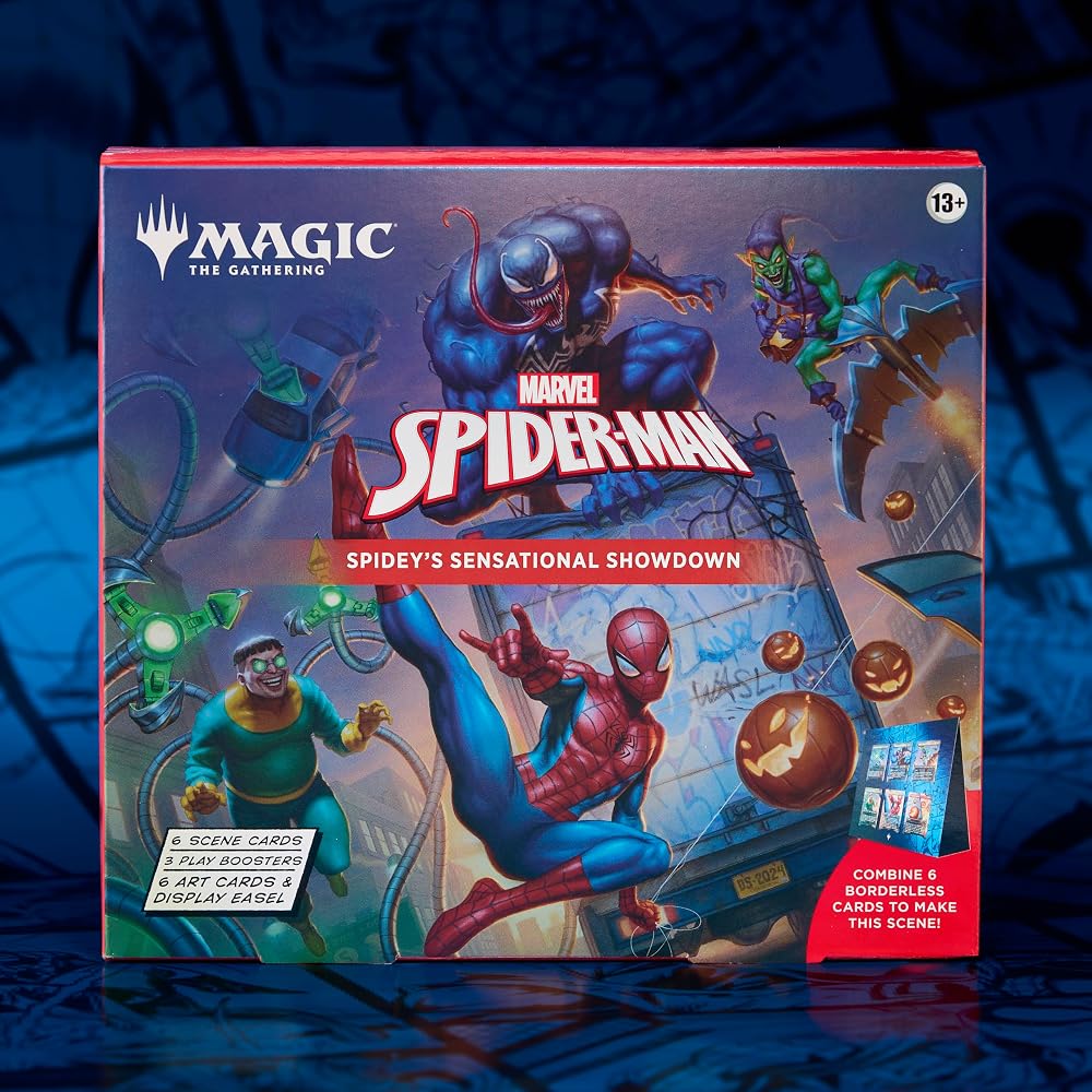 Magic: The Gathering Marvel Spider-Man Scene Box English MTG Treca Wizards of the Coast SPM D4531...