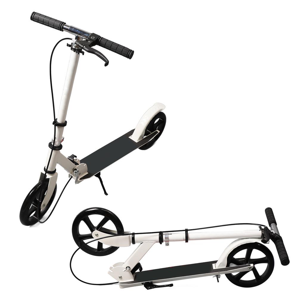 Scooter for Teens Adults Portable Foldable Scooter with Handbrake for Indoor Outdoor