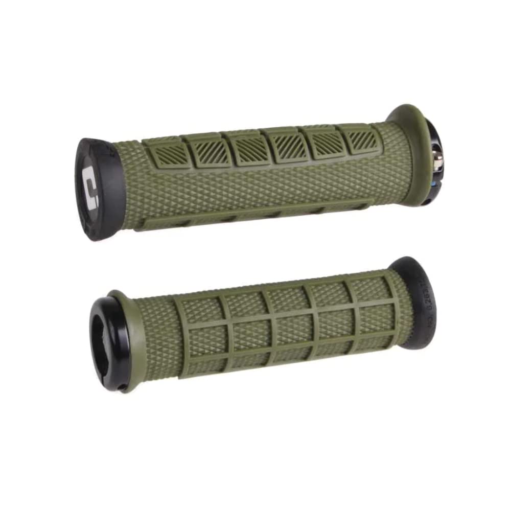 

ODI Grip ELITE PRO Army Green Lock-On V2.1 w/Blk D33EPAG-B