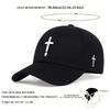 Women Minimalist Cross Water Drop Embroidery Baseball Caps Spring And Autumn Outdoor Use Adjustable Casual Hat Sunscreen Hat For Men And