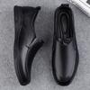 Genuine Leather Man Slip on Footwear Comfy Man Formal Shoes Wedding Party Mens Dress Flats Breath Driving Lazy Loafers Moccasins