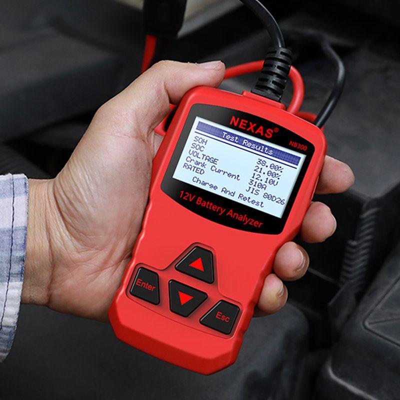 12V Battery Tester Health Check Cranking Charging System NB300 Diagnostic Tool