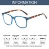 Fashion Eye Protection Anti-Blue Light Reading Glasses Urltra-Light Eye Protection  Women Elegant Comfortable Eyeglasses