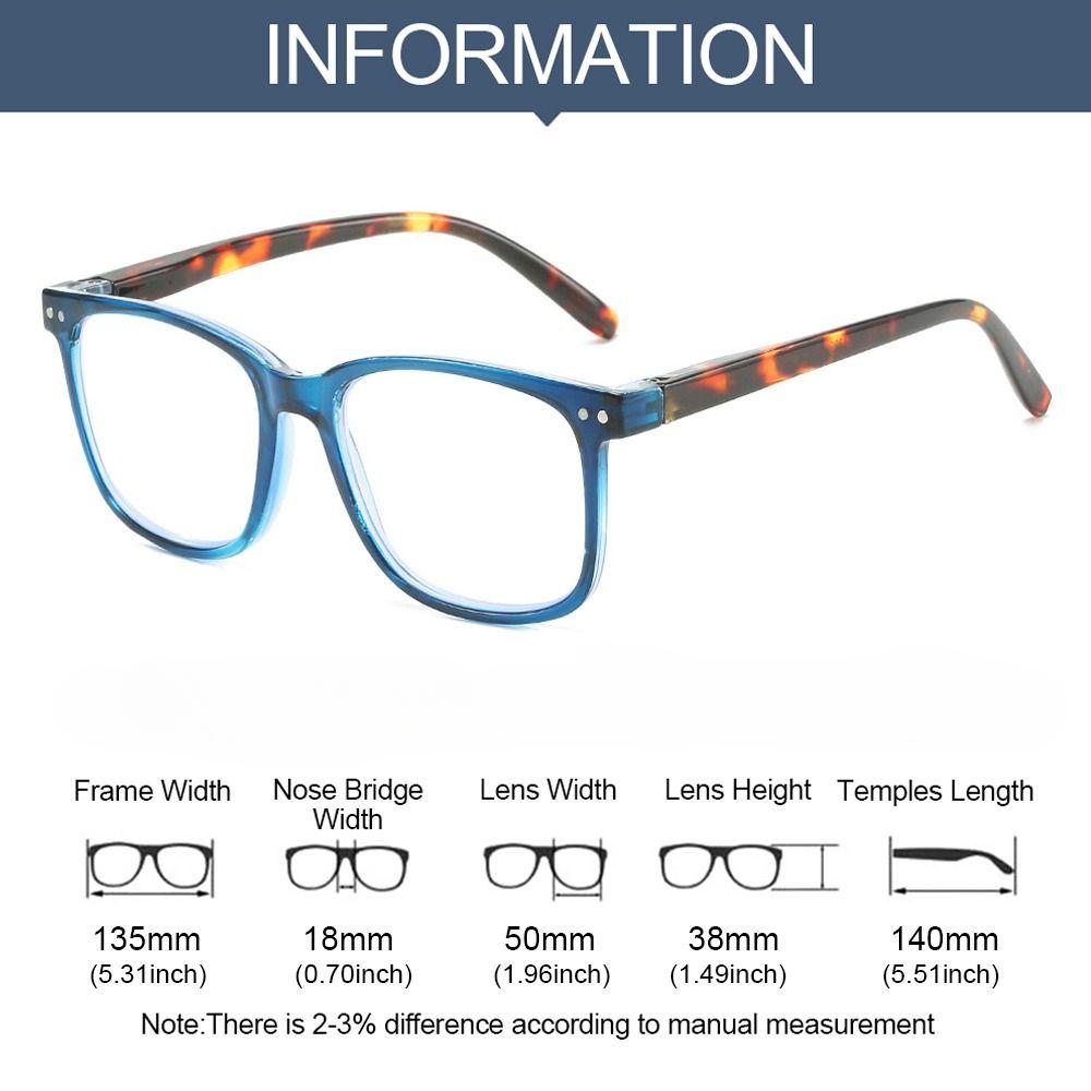 Fashion Eye Protection Anti-Blue Light Reading Glasses Urltra-Light Eye Protection  Women Elegant Comfortable Eyeglasses