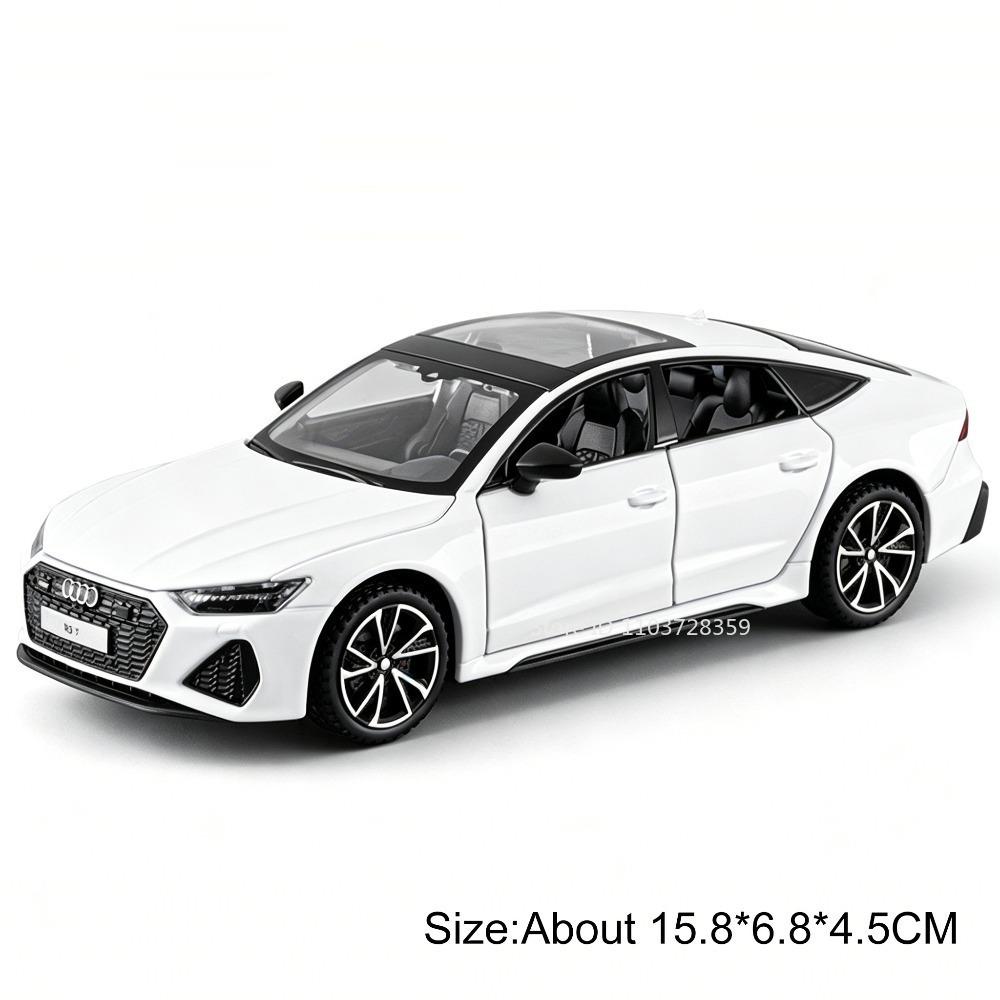 1:32 Scale Rs7 A6L Model Toy Cars Metal Diecast Doors Opened Pull Back Exquisite Interior Decoratio Vehicles For Friends Gifts