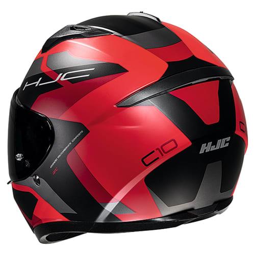 HJC HELMETS Motorcycle Helmet Full Face Ventilation Internal Removal C10 Tins HJH233 RED L (58 - 59cm)