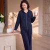 Women's Casual Hooded Zipper Two-Piece Tracksuit