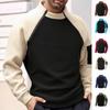 Autumn Winter Slim Comfortable Skin-friendly Breathable Tops Stand-up Collar Long Sleeve Pullover Personalized Wind Casual Coral Velvet Jacket Men