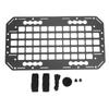 Truck Bed Molle Panel Rack 489x267x2mm Use with L Track Vehicle Modular Storage Panel for Truck Car RV