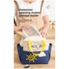 New Thickened Insulated Lunch Bag with Double Side Pockets for Travel, Outdoor Picnic, Office Workers, and Students