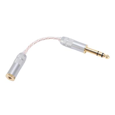 Kabel adapter słuchawkowy 6,35 mm męski na 4,4 mm żeński pasujący do urządzeń dźwiękowych Moukey MPAMP1