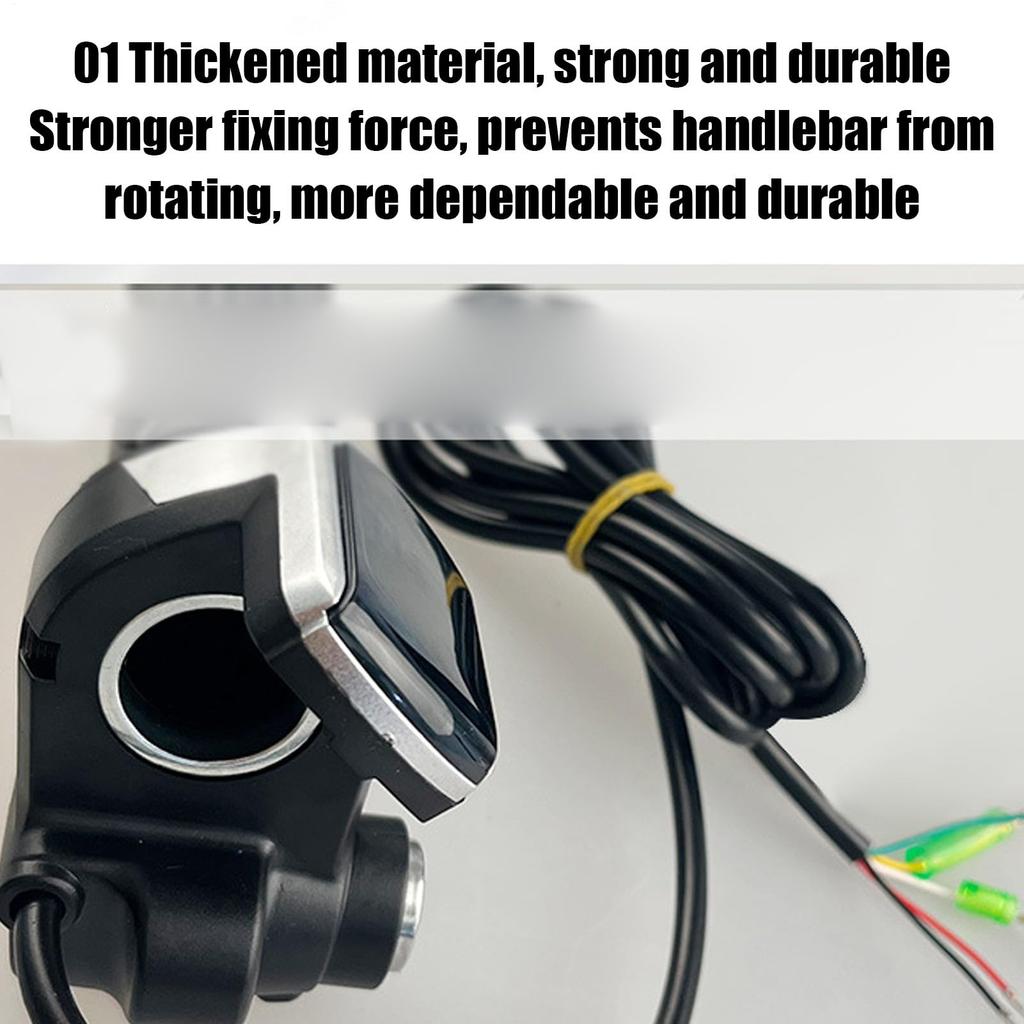 Electric Throttle Handle - Scooter Twist Grip, Motorcycle Speed Control | ABS Rubber Metal