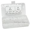 White Nylon Flat Washer Set, 350pcs, M2-M8, Insulating Screw Sealing Gaskets