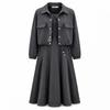 Ggpx New York Snap String Jumper Set Sleeveless Dress Gq8st014f