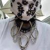 Long Spike Choker Punk Faux Leather Collar Cool Big Rivets Necklace Accessories