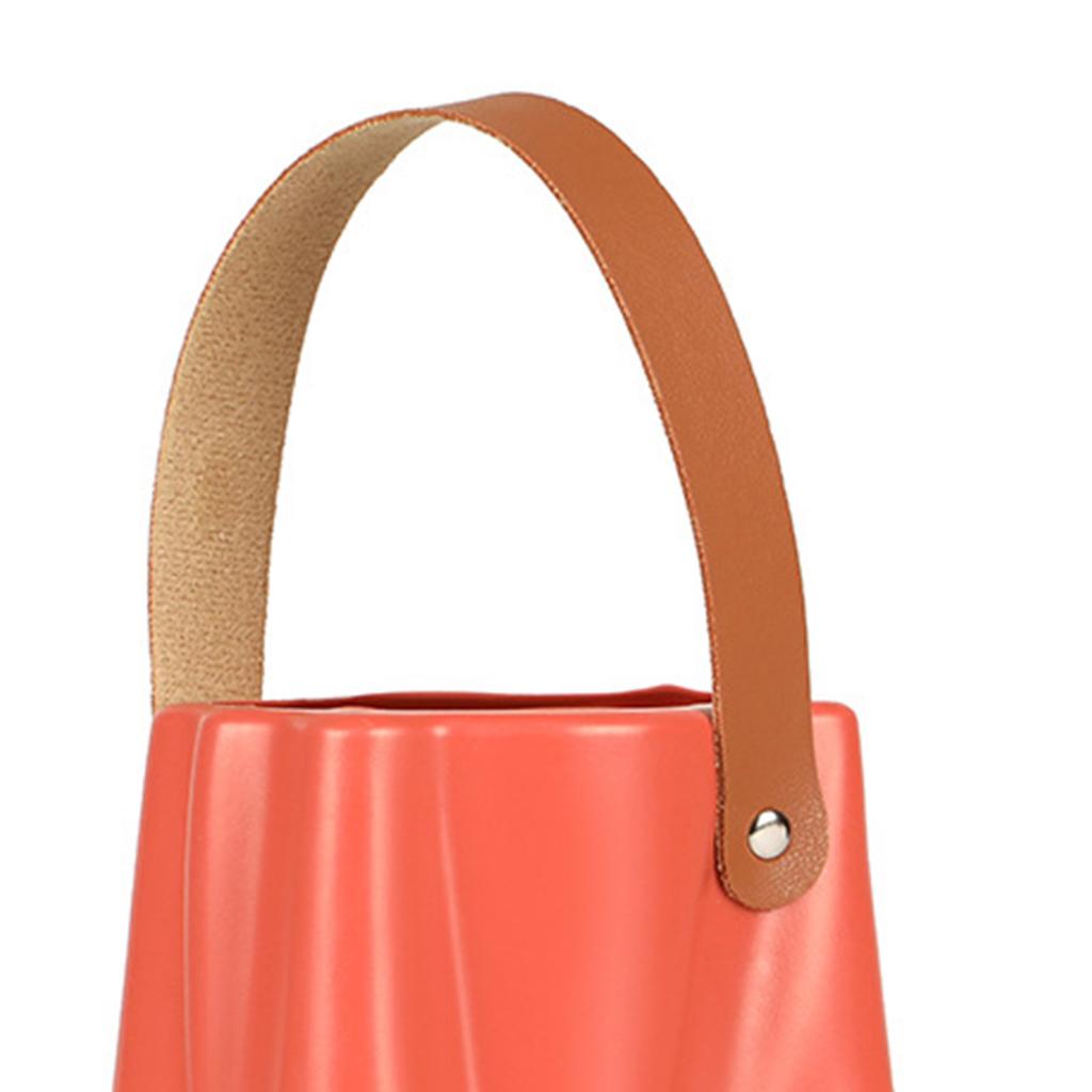 Creative Handbag Vases Plastic Flower Vases Easy To Clean And Use Flower Arrangement Vases For Home Decoration Enthusiasts