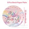 Themed Party Tableware Set for Birthday, Baby Shower and Celebrations