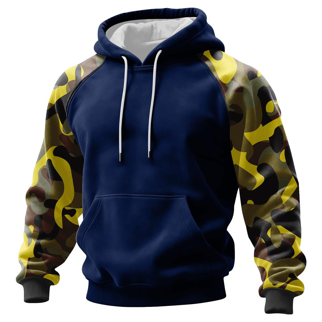 Men's Camouflage Sweatshirt Hoodie Men's Sports Large Size Casual Sweatshirt