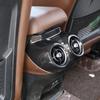 Estilo Fibra Prata/Carbo Para Alfa Romeo Stelvio(949)2017-19 ABS plástico traseiro ar condicionado saída de ventilação guarnição da tampa