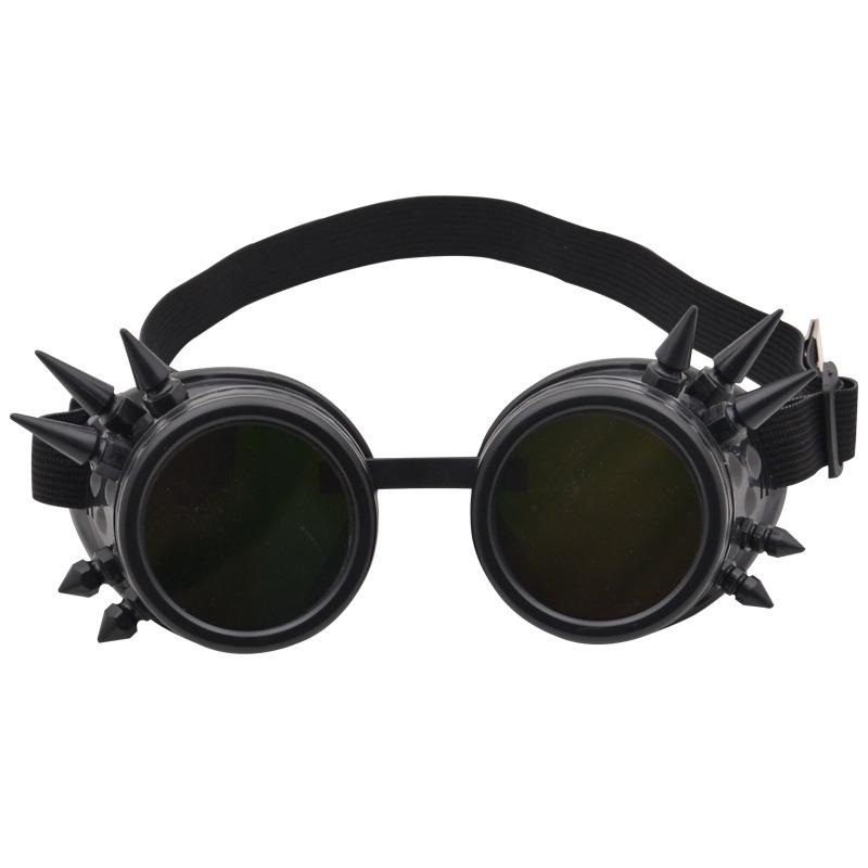 Steampunk helmet with goggles, retro glasses, outdoor sports gothic decoration, windproof protective eyewear, sunglasses
