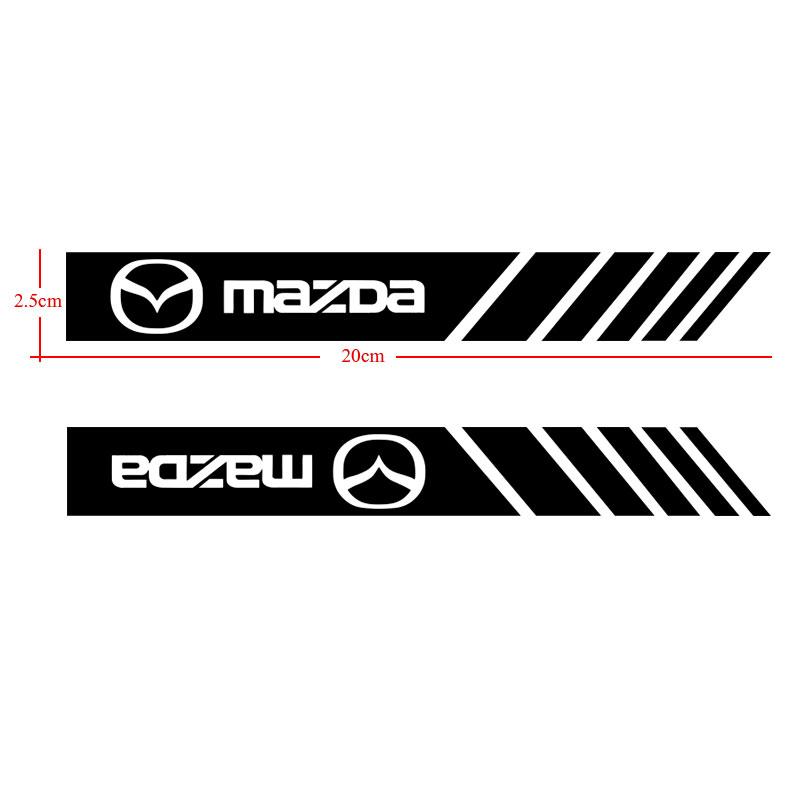 2Pcs Car Rearview Mirror Side Decal Stripe Sticker Vehicle Body For Mazda 3 6 CX5 2 CX3 CX9 MX5 RX8 Axela Demio MS CX5 2 Axela Demio Atenza MS GJI GH