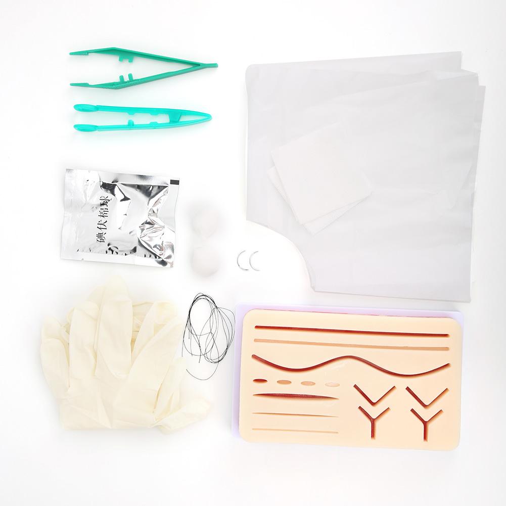 Simulation 3D Training Surgery Suture Medical Practice Silicone Pad Suture Module Teaching Aids